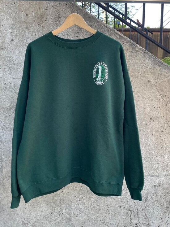 Hanes Other - Silver Falls State Park Oregon double sided crewneck size XL